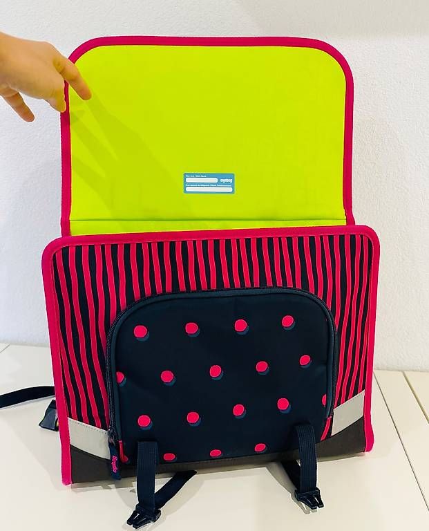 Ergobag Borse & Zaini: Ergo Bag Schulrucksack Mädchen dunkelblau pink – Usato da Düdingen venduto da Viva1707 3