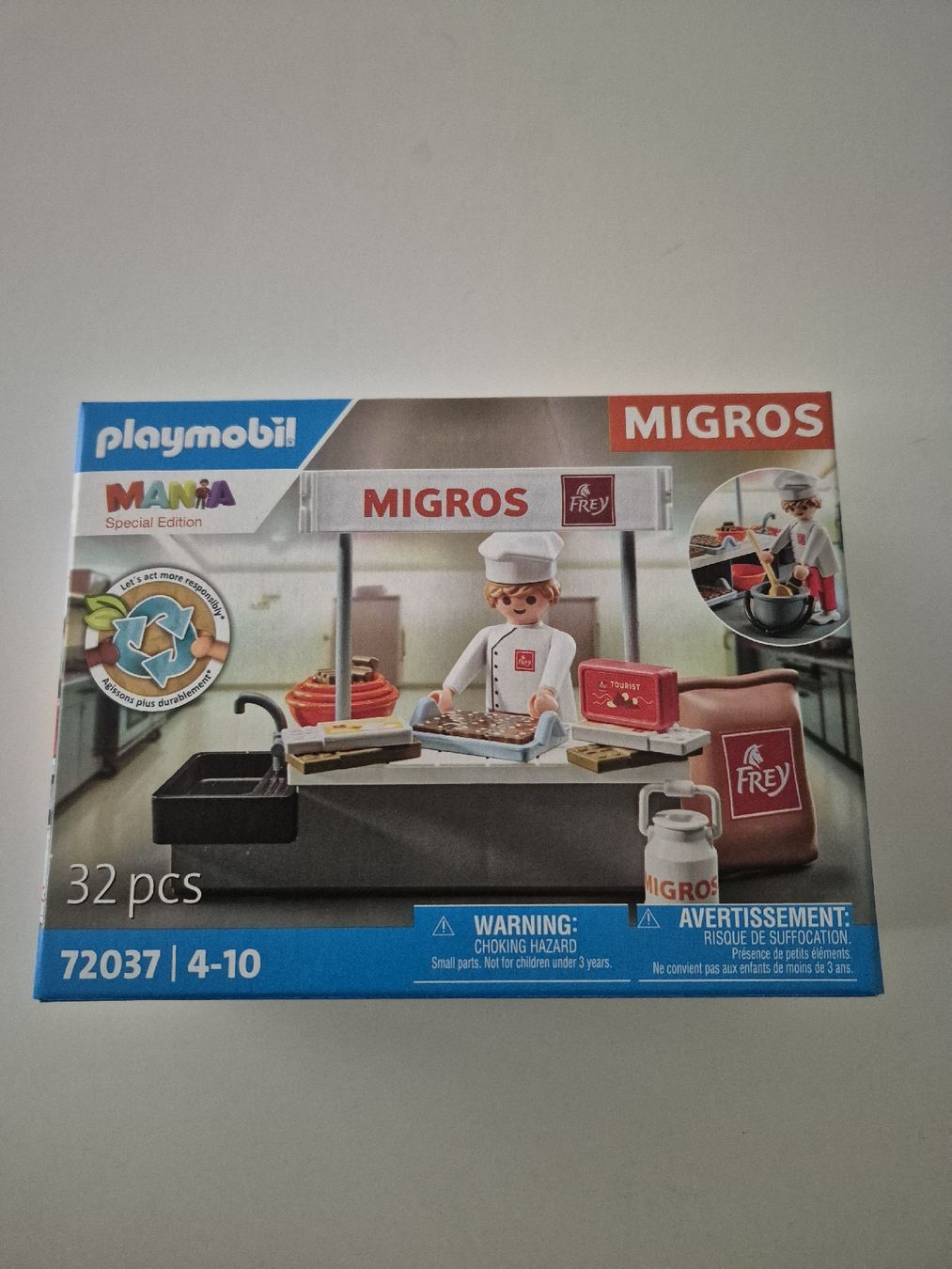 Playmobil Giocattoli: Migros Playmobil Schoggifabrik – Nuovo e nell'imballaggio originale da Emmenbrücke venduto da snowflake1983