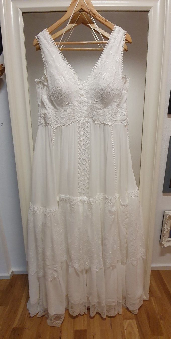 Vestiti: Brautkleid Hochzeitskleid Boho Style – Usato da Mauensee venduto da Rovertomcat