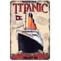 Titanic - Blechschild