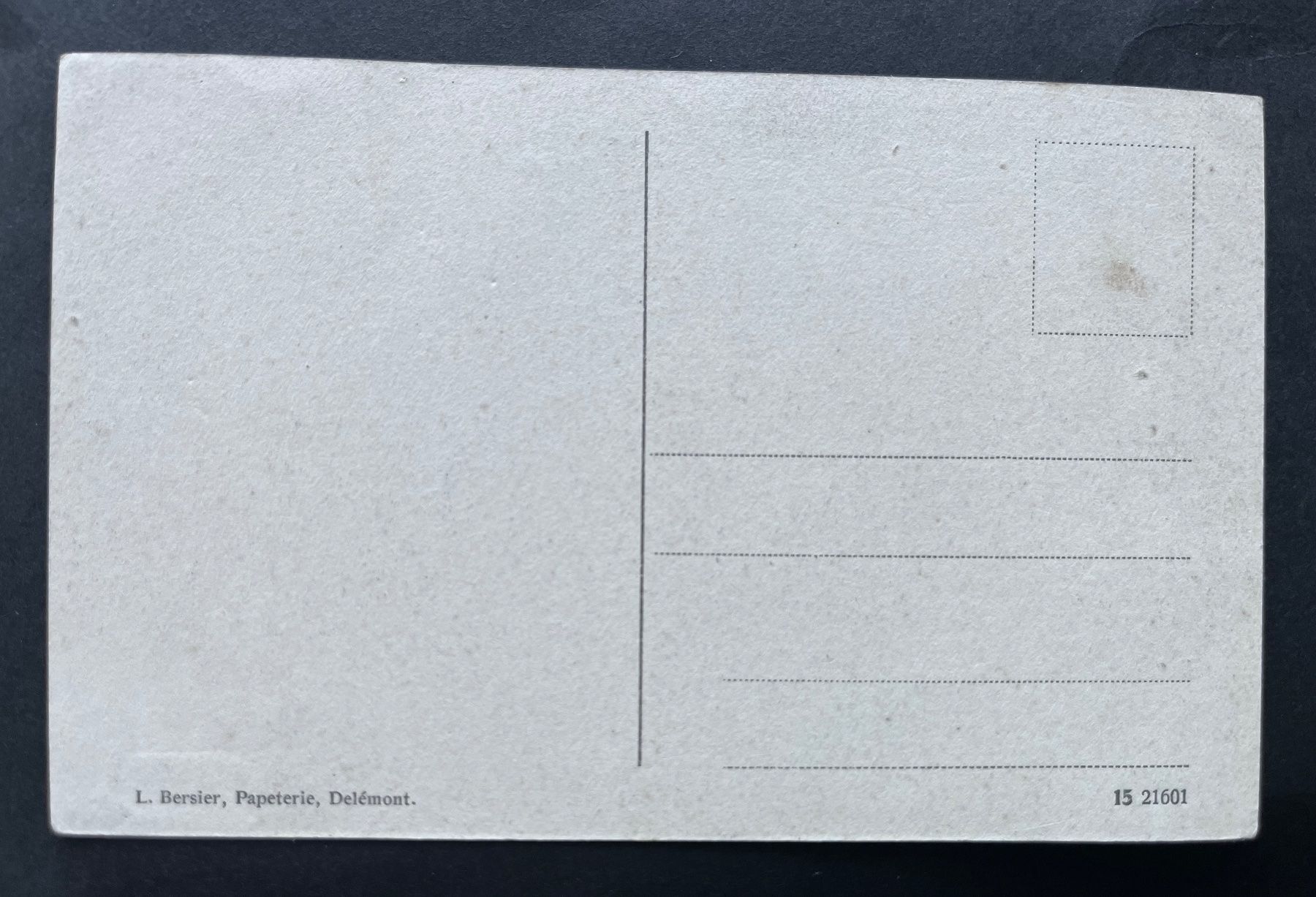 Cartoline postali: Delémont Vue générale, ca. 1920 – Usato da Ostermundigen venduto da DaxKarten-75 1