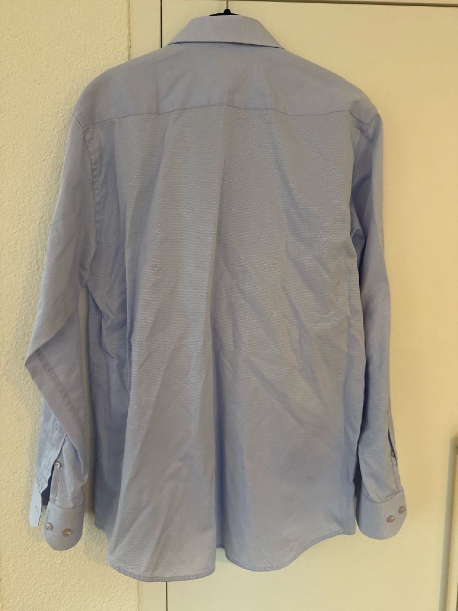 Camicie: Herrenhemd von Tudors, Grösse M, Hellblau – Usato da Zürich venduto da L_12 2