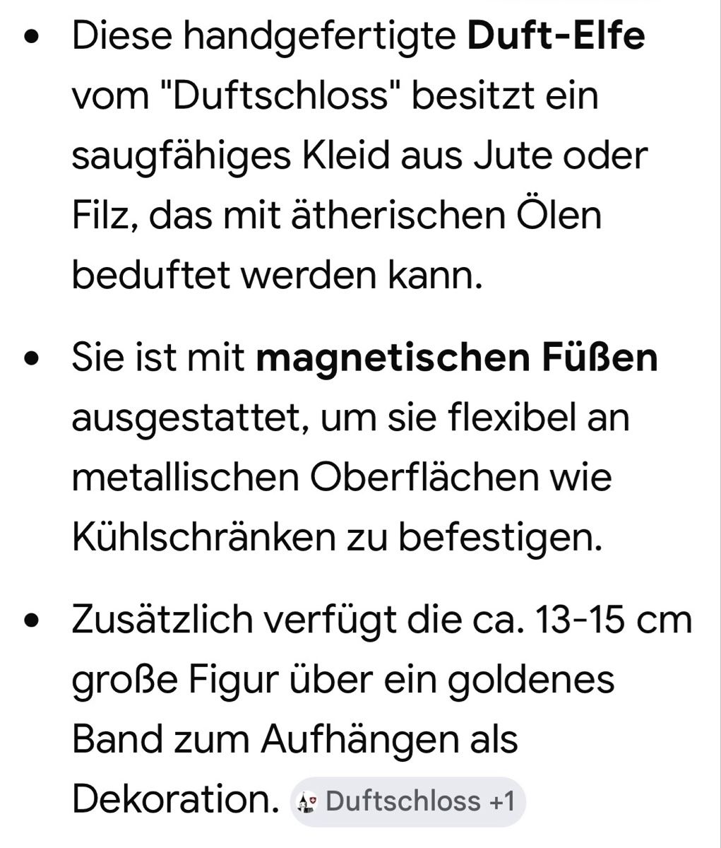 Bombes aérosol: Duft-Elfe Duftschloss..Neu.. – Neuf (Voir description) à Hünenberg par Smile77.. 3