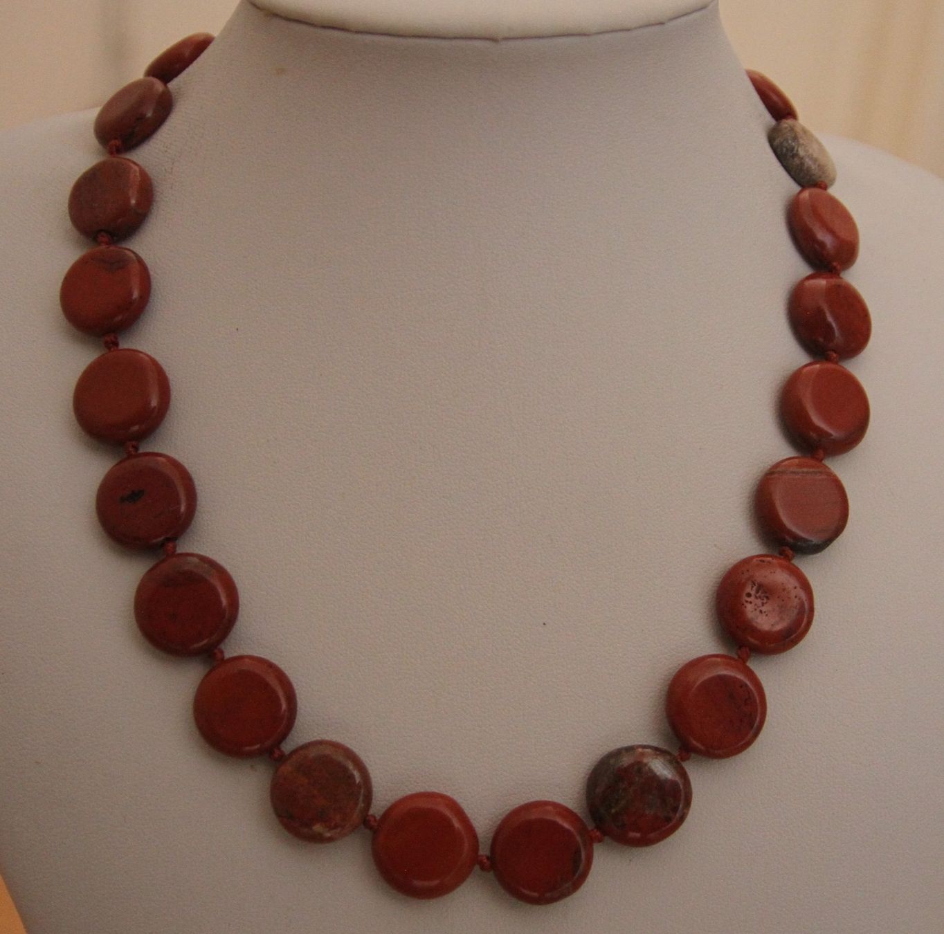 Catenine: NEU: Jaspis Collier Halskette Kette Schmuck – Nuovo (secondo la descrizione) da Matten b. Interl venduto da EdelsteineInterlaken
