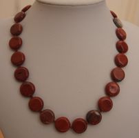 NEU: Jaspis Collier Halskette Kette Schmuck