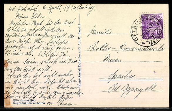 Cartoline postali: AK Aarburg, Schwimmbad – Usato da Berlin venduto da bartko-reher 1