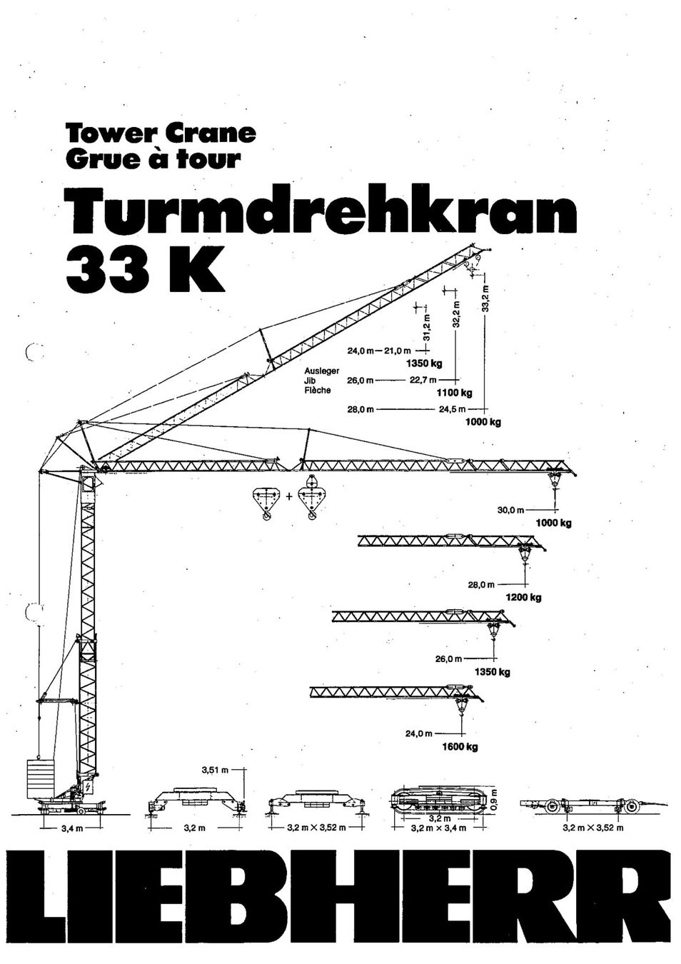 Liebherr Gru: Baukran Turmdrehkran LIEBHERR 33K – Usato da Arni BE venduto da Geko-tec 3