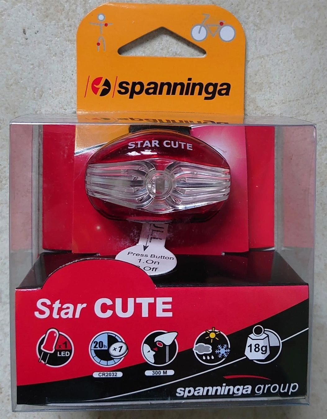 Pezzi di ricambio: Spanninga - Rücklicht Star Cute – Nuovo e nell'imballaggio originale da Biel/Bienne venduto da TheShop4U 1