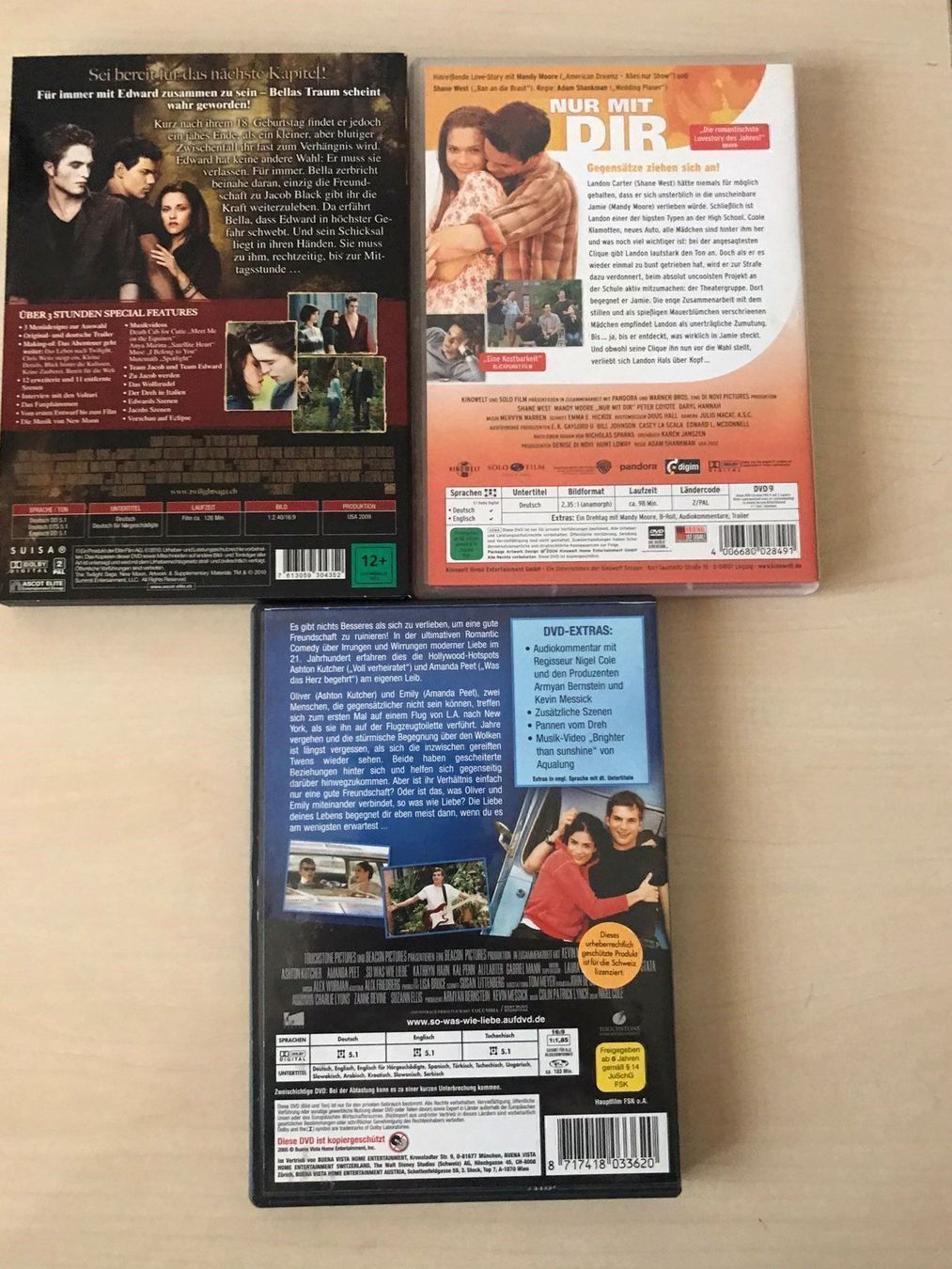 Alle DVDs: 3 Liebesgeschichten ( DVD) – Gebraucht aus Glattpark-Opfikon von Anahita-R 1