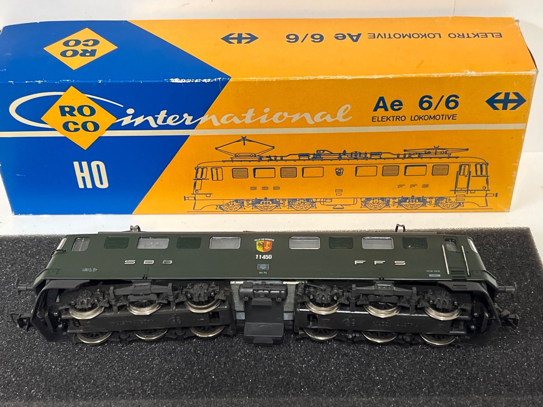 Roco Modellini di ferrovie: ROCO 4195  Ae 6/6 H0 DC SBB Analog – Usato da Geroldswil venduto da TopTrain54 7