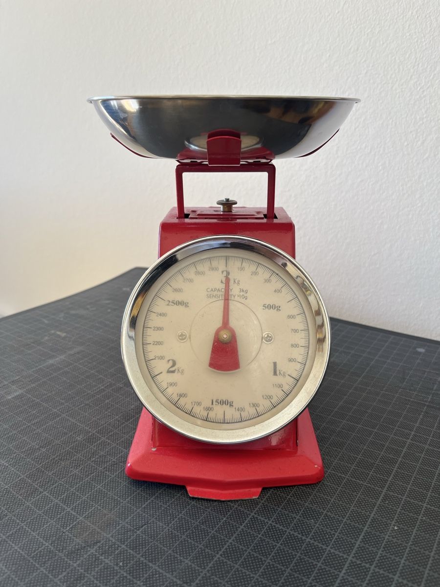 Bilance da cucina: Retro Küchenwaage bis 3kg – Usato da Basel venduto da oosummerrainoo 1
