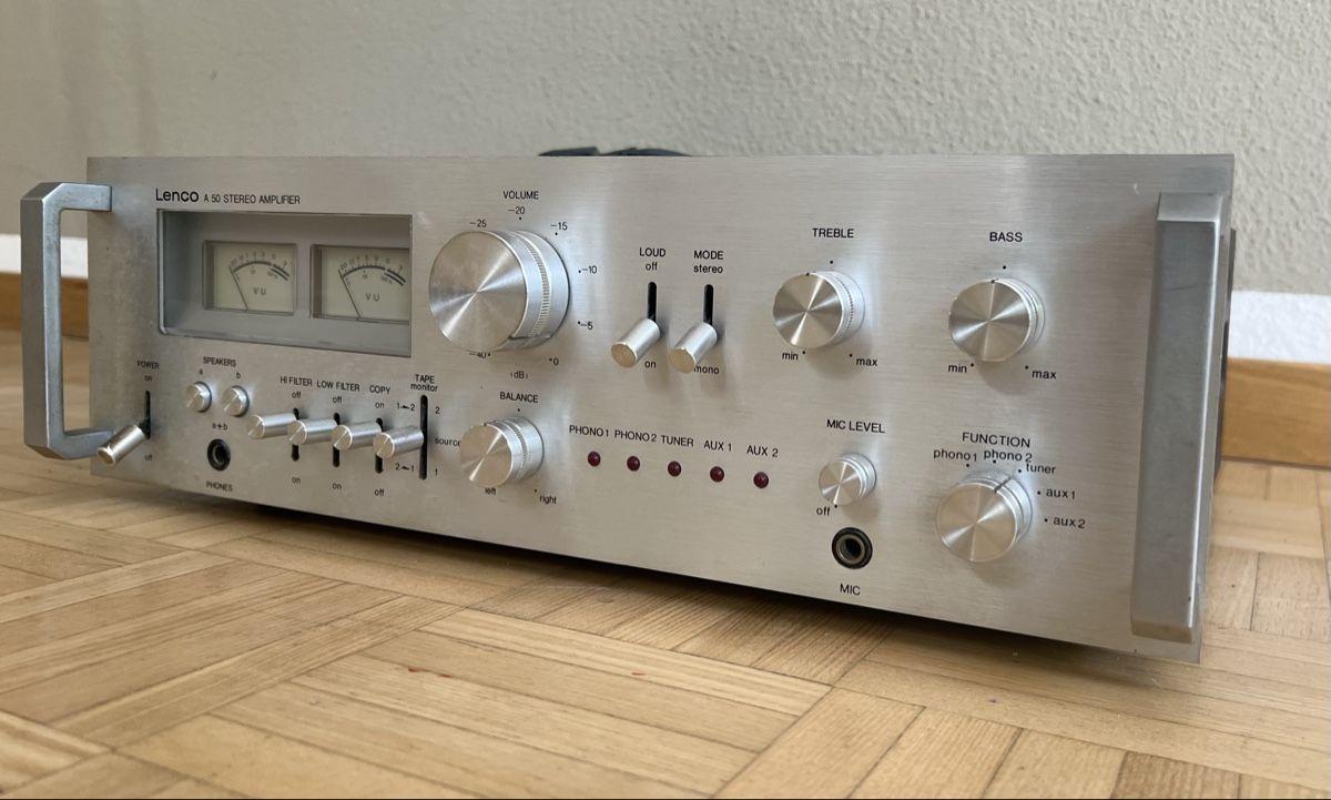 Lenco Verstärker: Lenco A 50 Stereo Amplifier – Gebraucht aus Zürich von juergarno 1