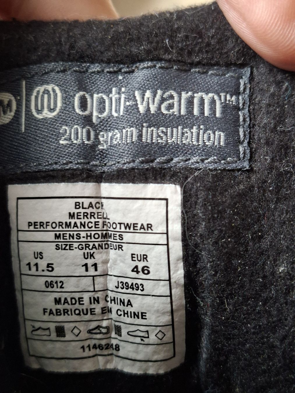 Merrell Scarpe da uomo: Merrell Wanderschuhe Gr. 46 Schwarz Top Zustand Warm – Usato da Klingnau venduto da vollmond36 5