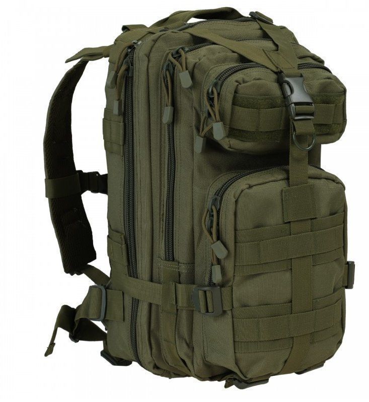 Zaini: Taktischer Assault Pack Rucksack 25 L, robust, modular, oliv – Nuovo e nell'imballaggio originale da Laupersdorf venduto da Trivendo_Shopping