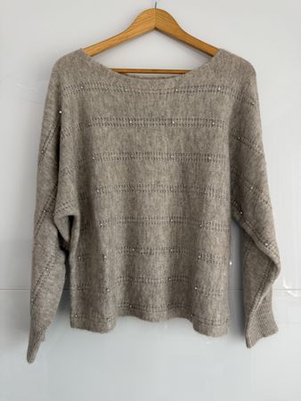 Pullover von Anna Field mit Steinen und Gr. XL