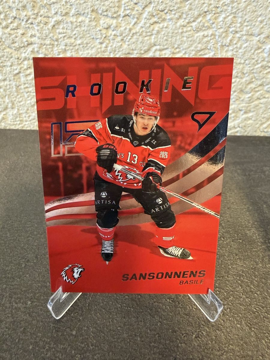 Sportzoo Carte collezionabili: Rookie Shining - Basile Sansonnens  – Nuovo e nell'imballaggio originale da Réchy venduto da Leeroy1998