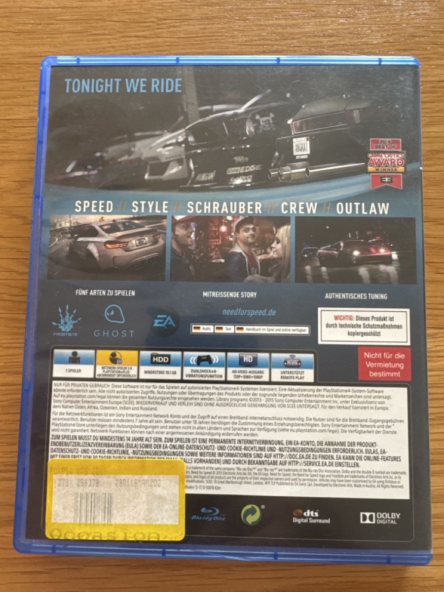 Spiele: Need for Speed – Neu (gemäss Beschreibung) aus Winterthur von Gabrele.Vullo020 1