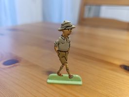Figurine Tintin en relief diecast de Tintin au Congo