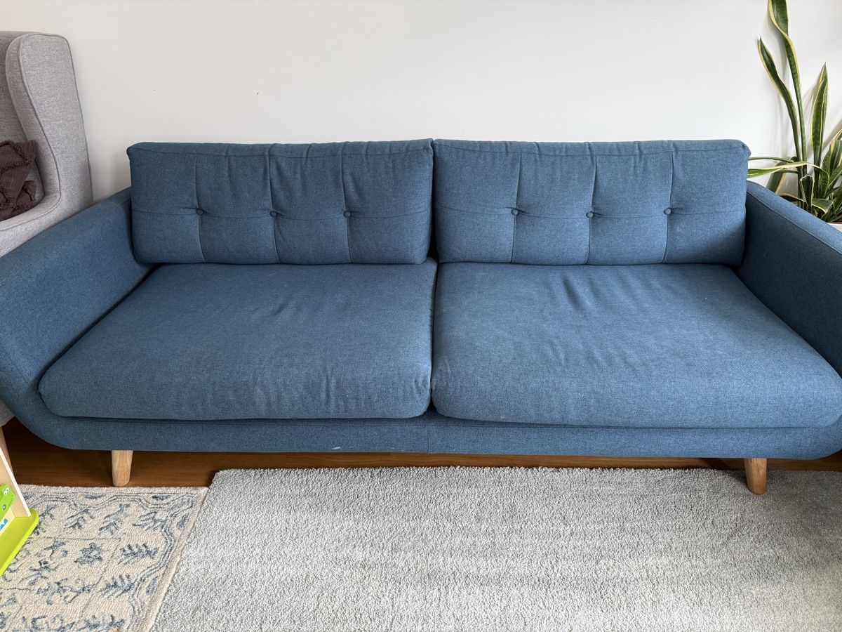 Sofacompany Divani: Blue 3-Seater Sofa,  Great Condition – Usato da Zürich venduto da PetiteSeller 4