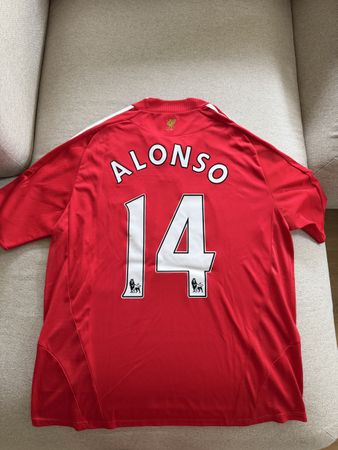 2008 Maillot Liverpool FC ALONSO #14 Taille L