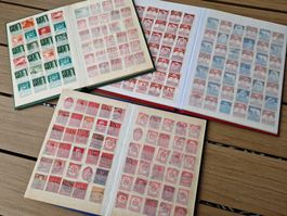 Drei Alben Deutsches Reich Briefmarken