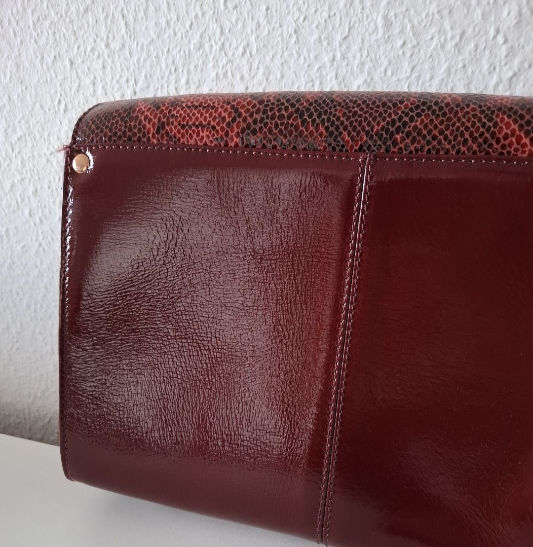 Taschen für Damen: Sac Paul Marius bordeaux, motif python – Gebraucht aus Neuchâtel von FloKo88 1
