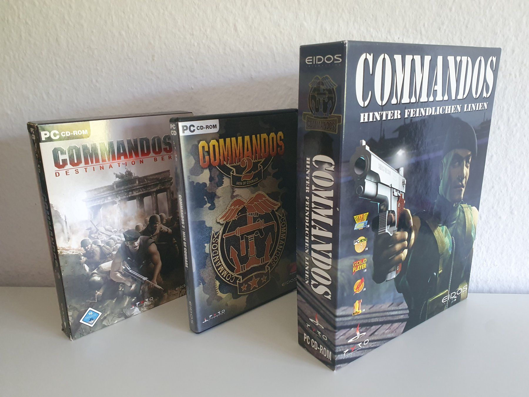 Spiele: PC Games Commandos 1-3 (1998-2003) Big Box Bundle – Gebraucht aus Greifensee von perfectioN88