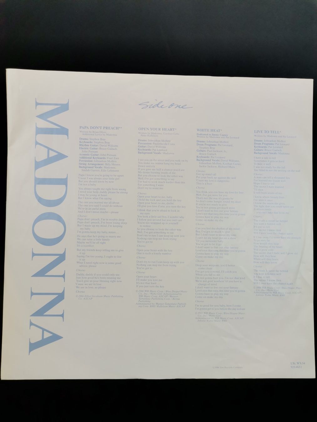 Dischi in vinile: SCHALLPLATTE Vinyl Madonna True Blue – Usato da Schaffhausen venduto da Restwert_SH 2