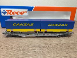 Roco 46347 Containerwagen Danzas SBB H0