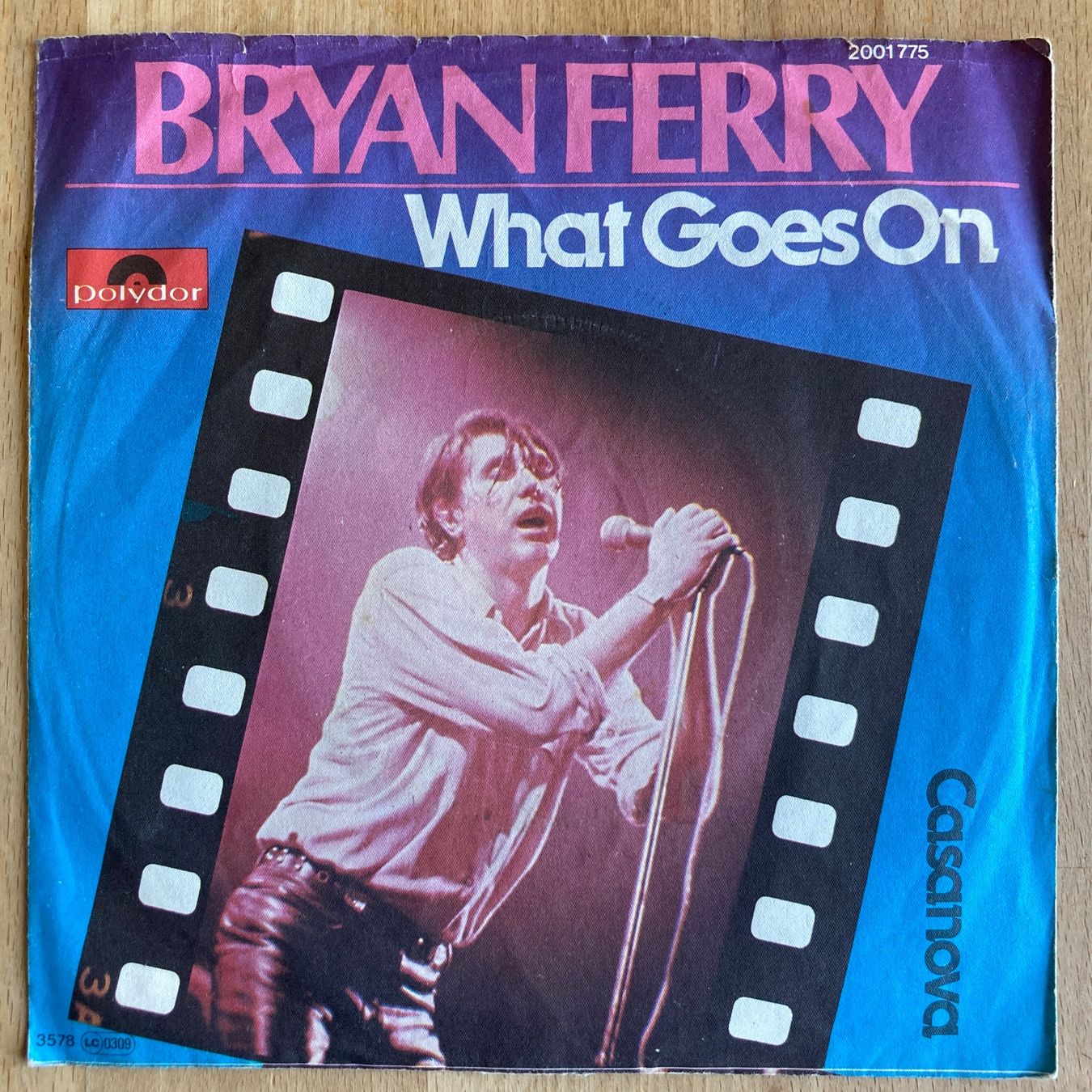 Schallplatten: BRAYN FERRY, WHAT GOES ON, SINGLE, 1978, ROCK – Gebraucht aus Thun von estrol