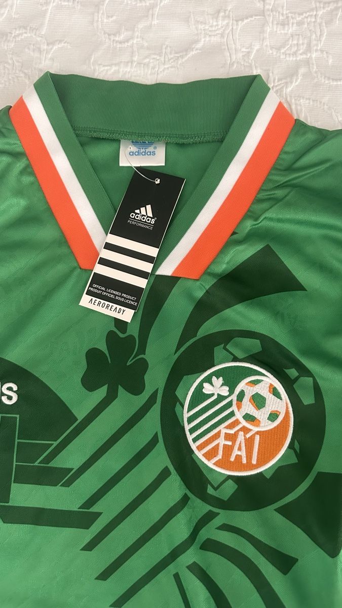 Adidas Canottiere & Pantaloni: Ireland Jersey World Cup 1994 – Nuovo e nell'imballaggio originale da Oberrieden venduto da jon_5cl2 3