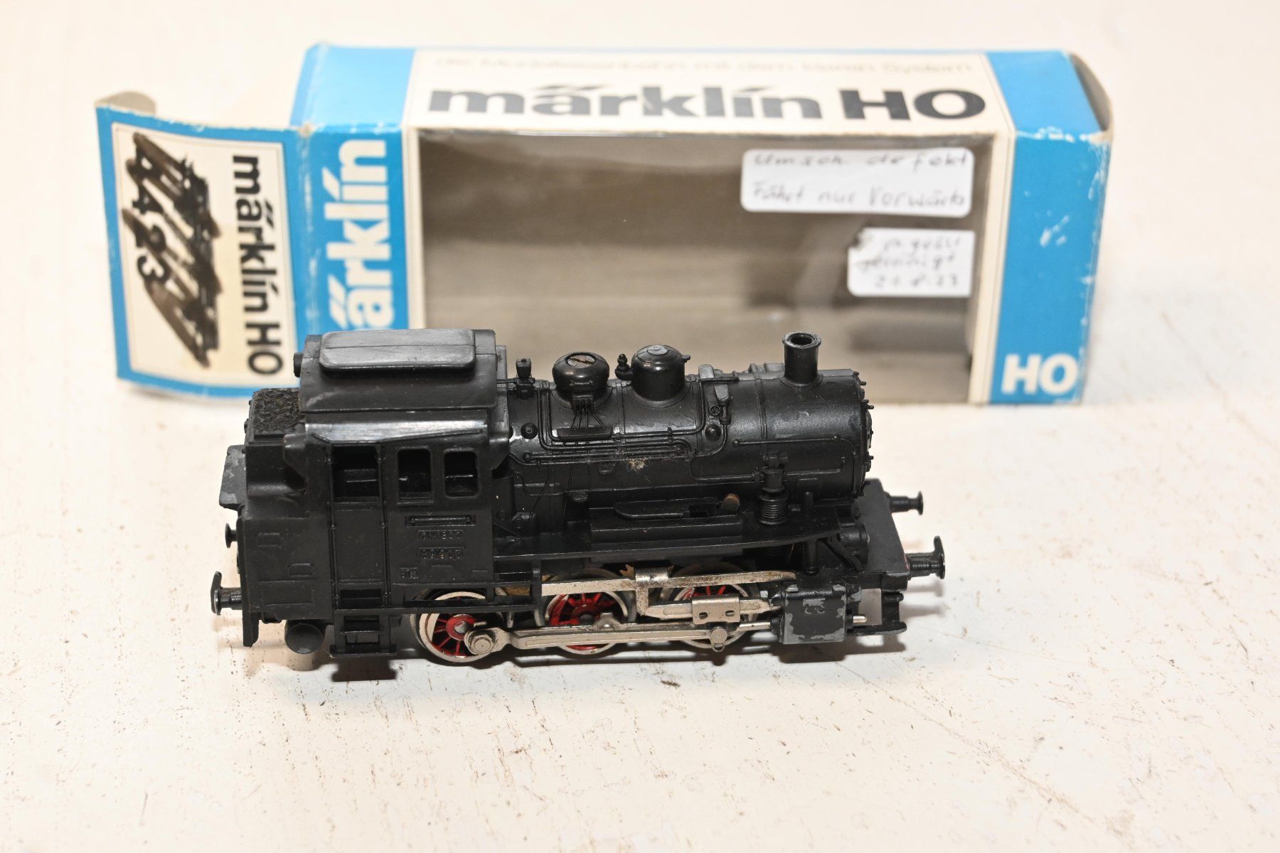 Märklin Modellini di ferrovie: Märklin Dampflok H0/AC läuft – Usato da Laupen ZH venduto da Zmoewe