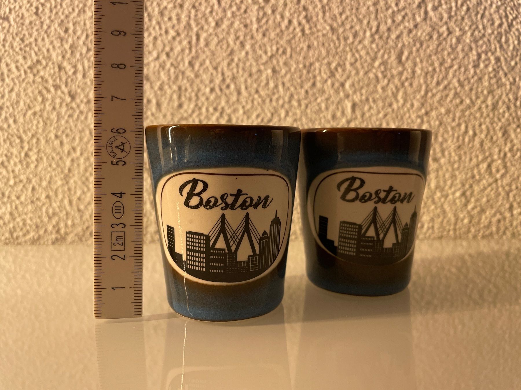 Bicchieri: 2 Schnapsgläser - Boston-Skyline – Usato da Zürich venduto da plumita 2