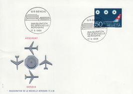 1968 Einweihung Flughof GE, Inauguration Nouvelle Aerogare