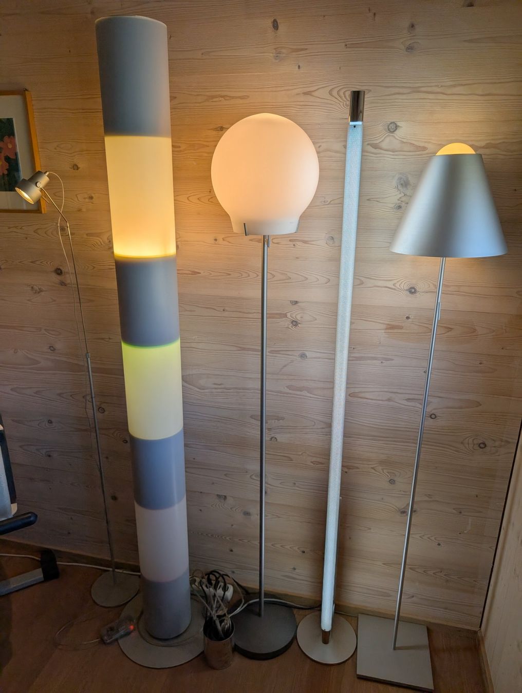 Ribag Lampen: RIBAG Stehleuchten Sammlung 5 Stück – Gebraucht aus Fulenbach von dadablablagaga