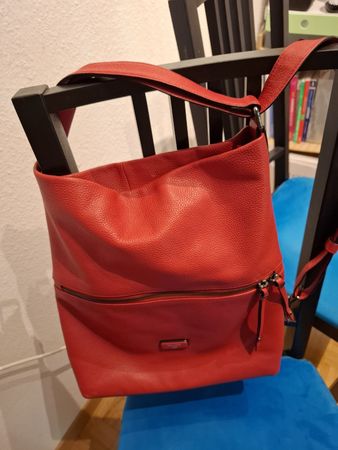 PicardTaschen/Rucksack, rot Leder guter Zustand ca. 30×35 cm