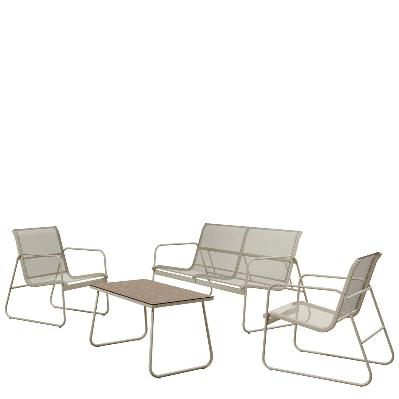 Set di tavolo e panche: Gartenmöbel-Set HAKEL Sitzgruppe - Beige – Nuovo e nell'imballaggio originale da Wallenwil venduto da toesstal-vertrieb 2