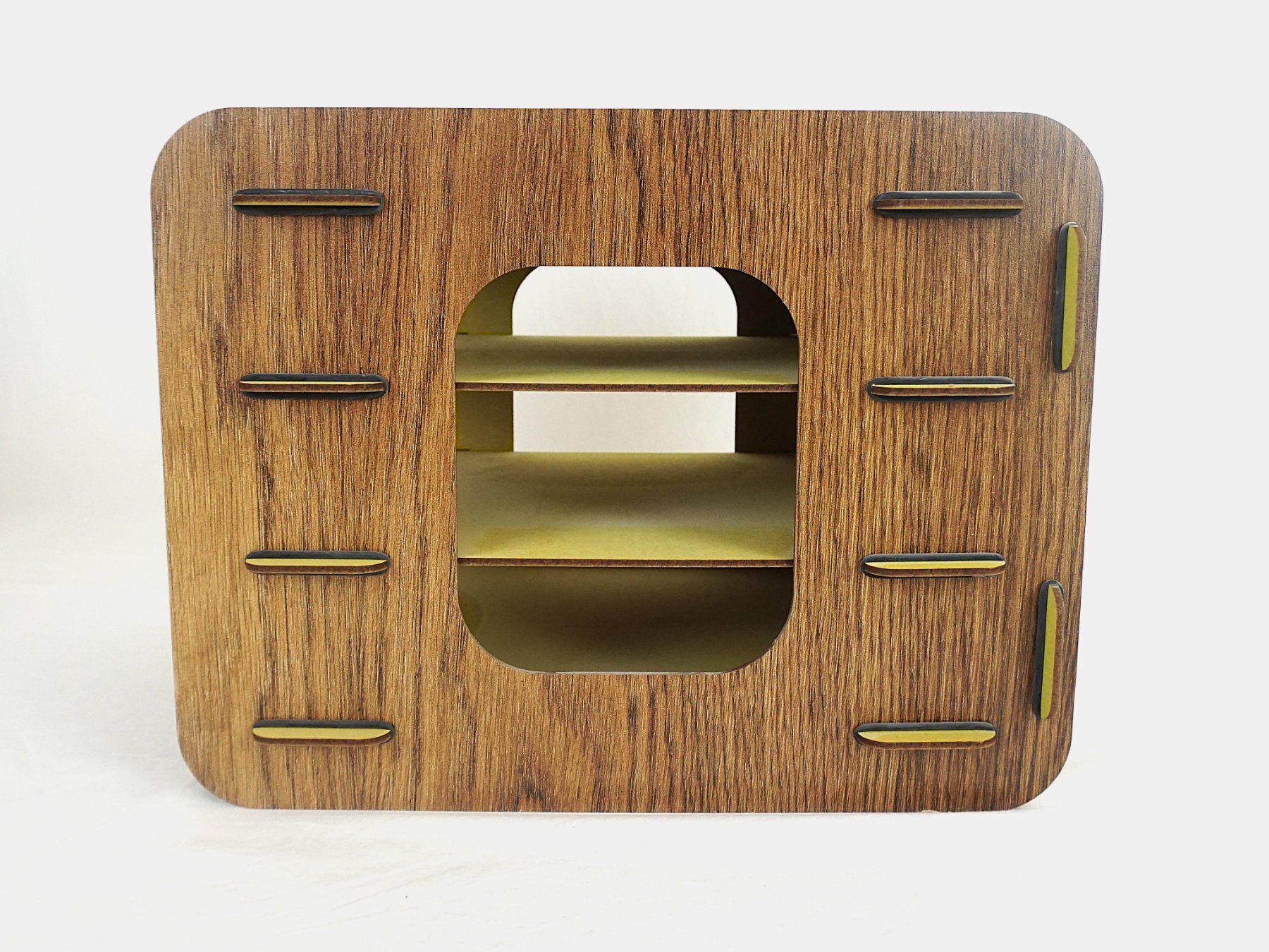 Ablagesysteme: Ablagen gelb mit Holz Design  2er Set – Gebraucht aus Pratteln von Restwert_Pratteln 4