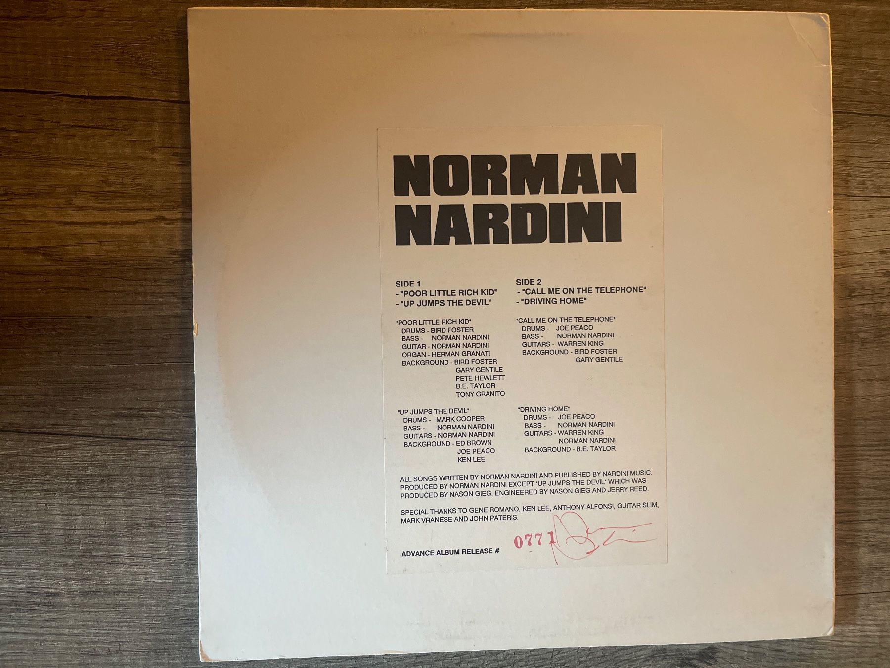 Dischi in vinile: A648/Norman Nardini – Usato da Frutigen venduto da Philippe_jsp 1
