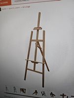 Chevalet en bois 175 cm