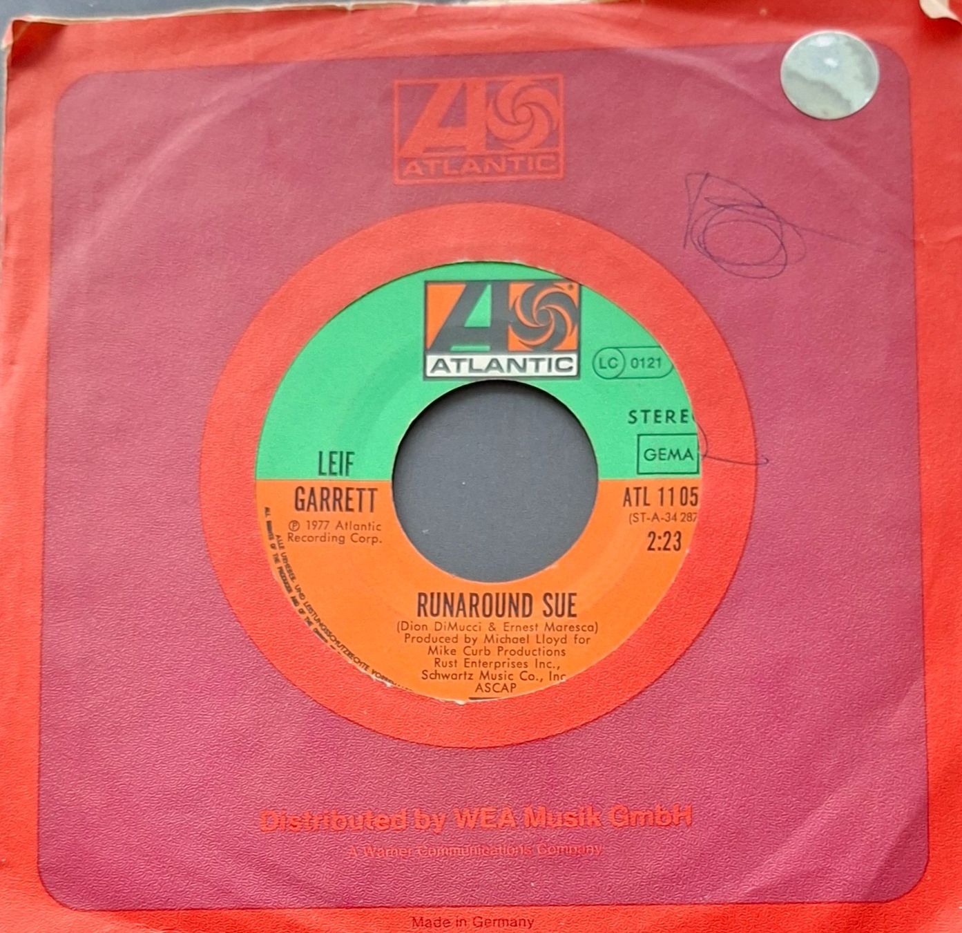 Vinyles: Vinyl Single Leif Garrett - Runaround Sue – D'occasion à Langenthal par Modo39