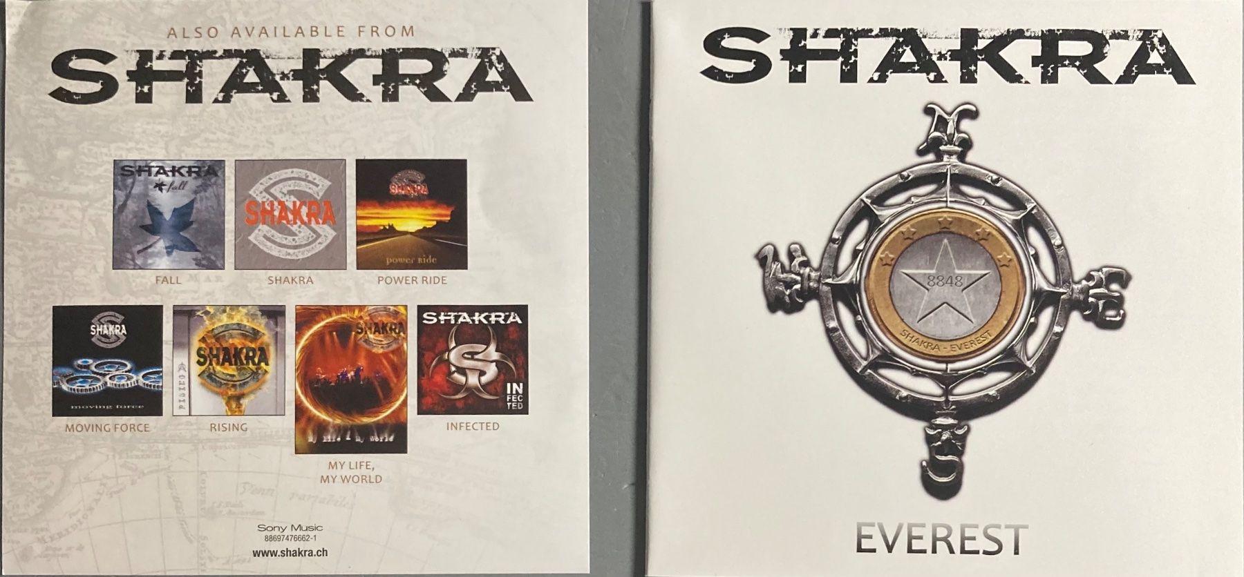 CDs: SHAKRA - EVEREST – Gebraucht aus Poliez-Pittet von Newtown-Records 3