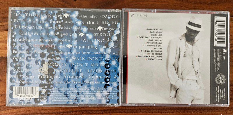 CDs: 2 CDs: Prince, Brian McKnight – D'occasion à Zürich par phillyboy2007 1