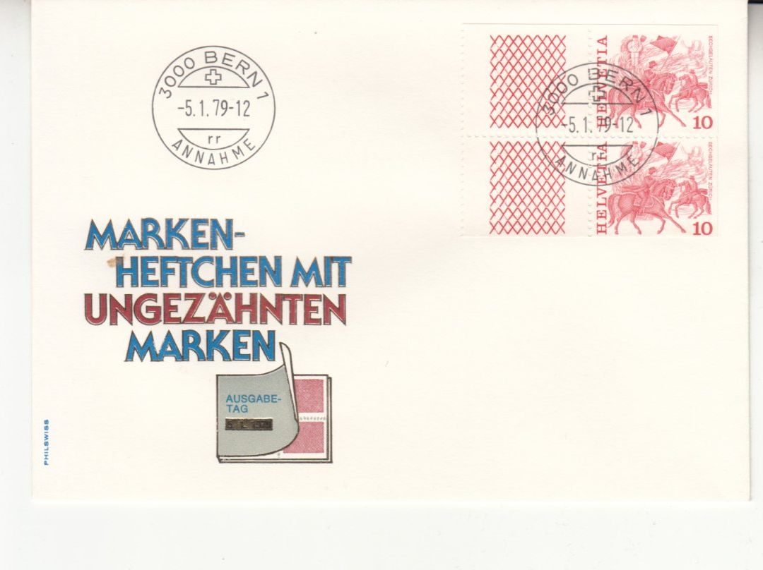 Tutti i francobolli: SBK 595MH - 598MH FDC Philswiss – Usato da Bürglen TG venduto da StampGraf 1