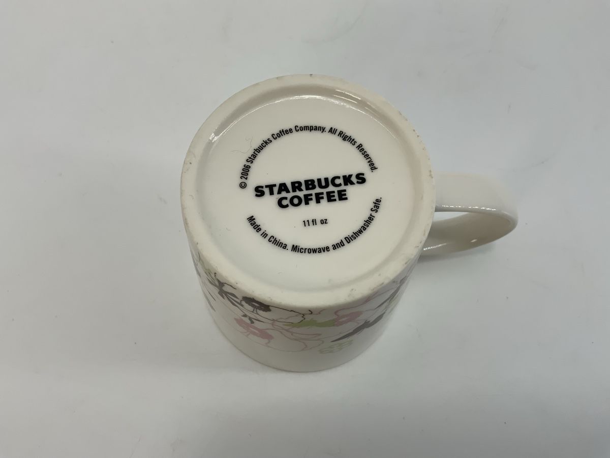 Tazze: Starbucks Kaffeetasse rosa Blumenmuster Vintage – Usato da Erlach venduto da silvia3235 3