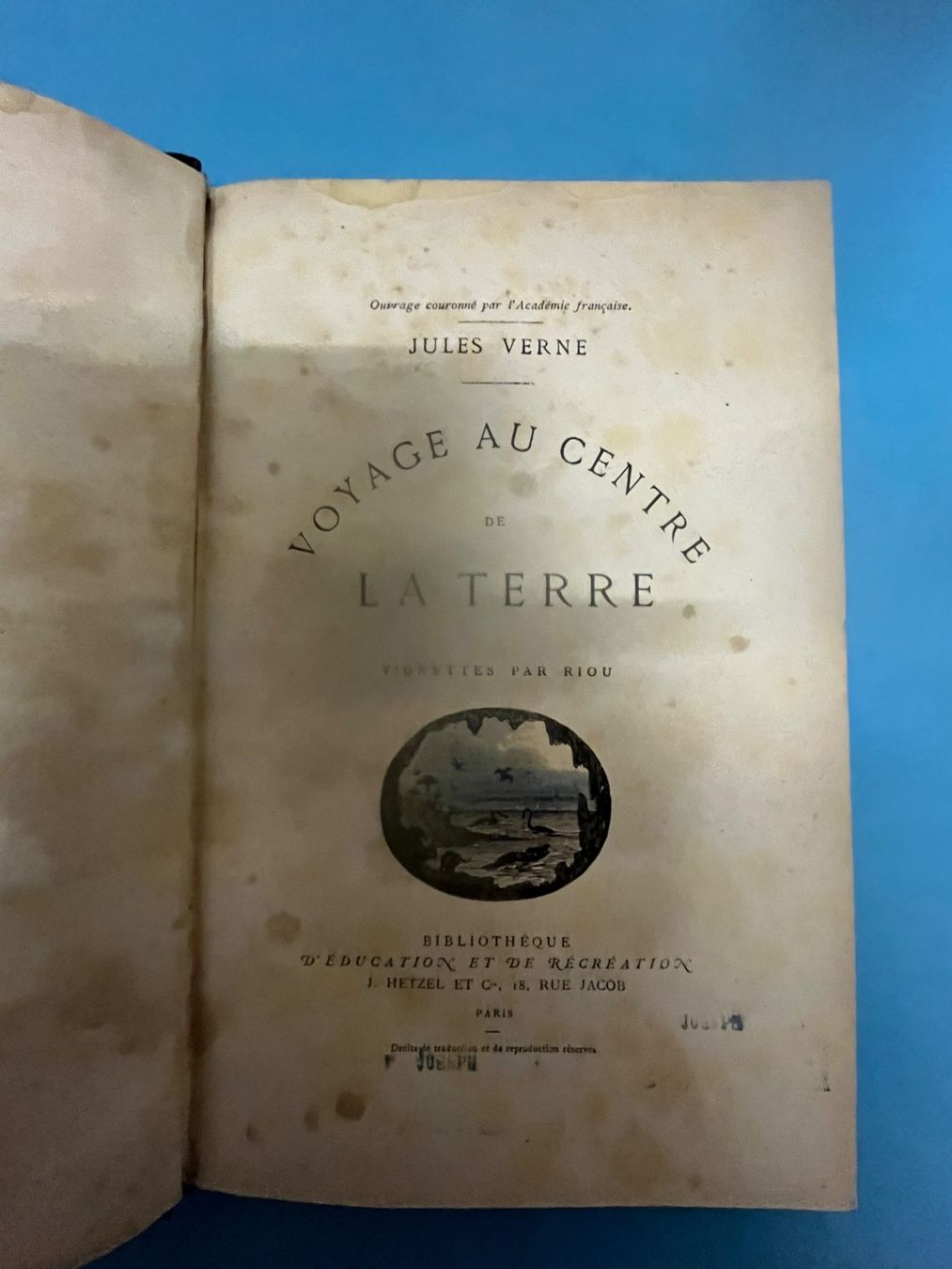 Libri: Ancienne livre de Jules verne – Usato da lausanne venduto da esploras 2