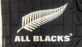 Fahne All Blacks Neuseeland Rugby Haka Union Barrett Smith