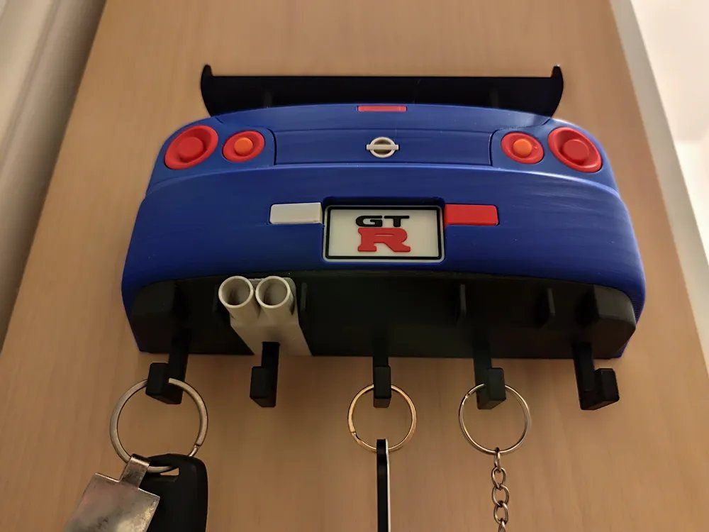 Schlüsselanhänger & - bänder: R34 GTR Schlüsselhalter – Neu (gemäss Beschreibung) aus Niederweningen von Wellington3D 7