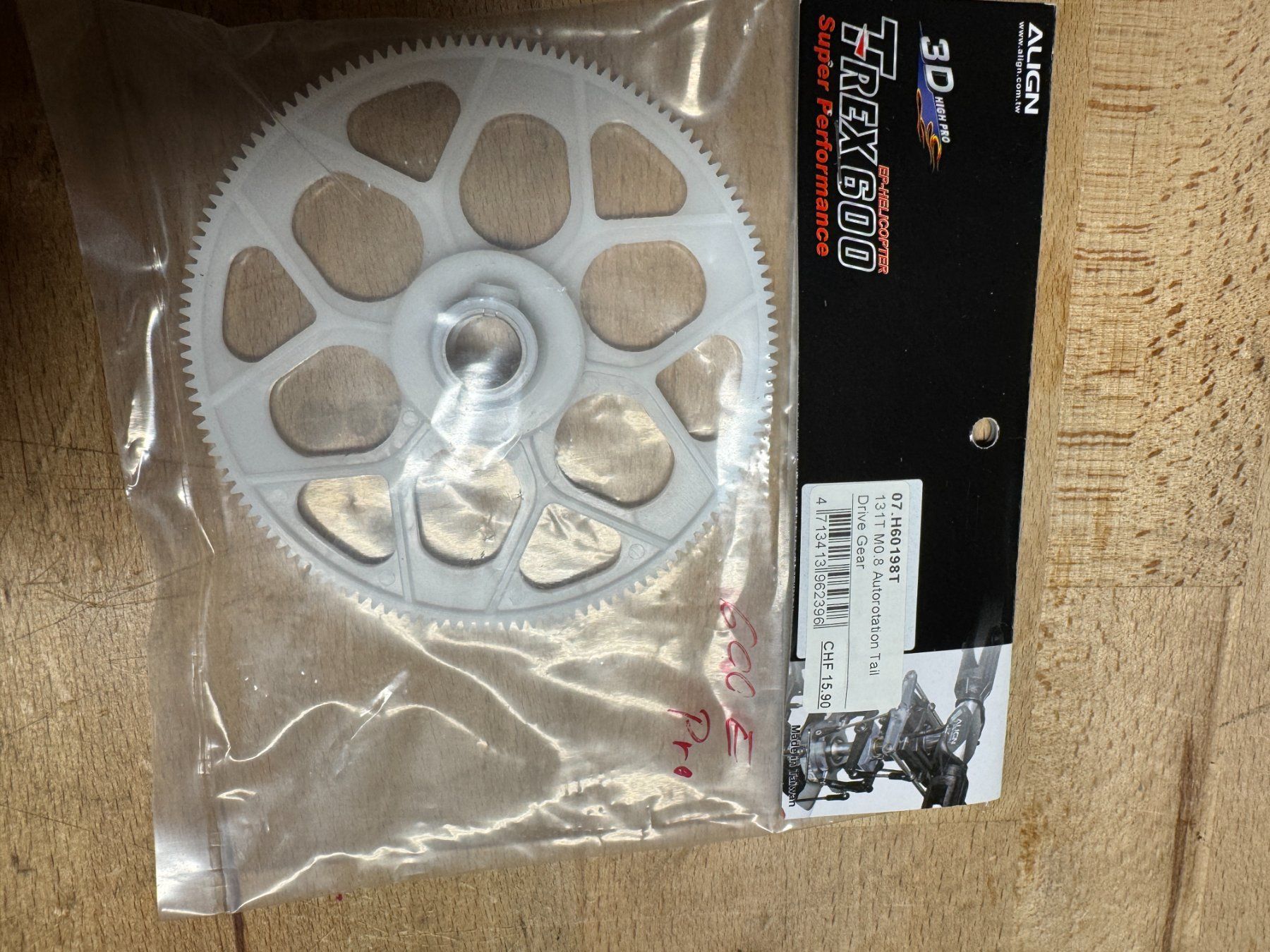 Align Modellismo RC: Ersatzteile zu T-Rex 600 E – Usato da Benken SG venduto da Sunnerain99 2