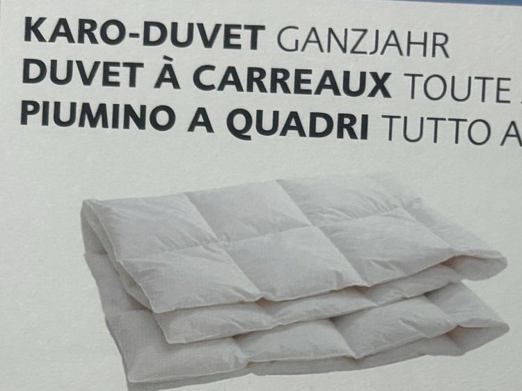 Nomite Ganzjaresduvet Plumino 200x210cm, Daunen, 1380g Neu (Neu und ...
